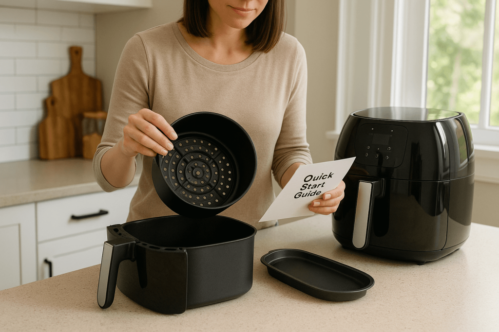 comment utiliser airfryer pour la première fois