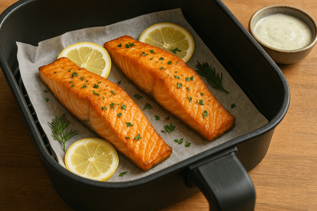 Recette saumon airfryer
