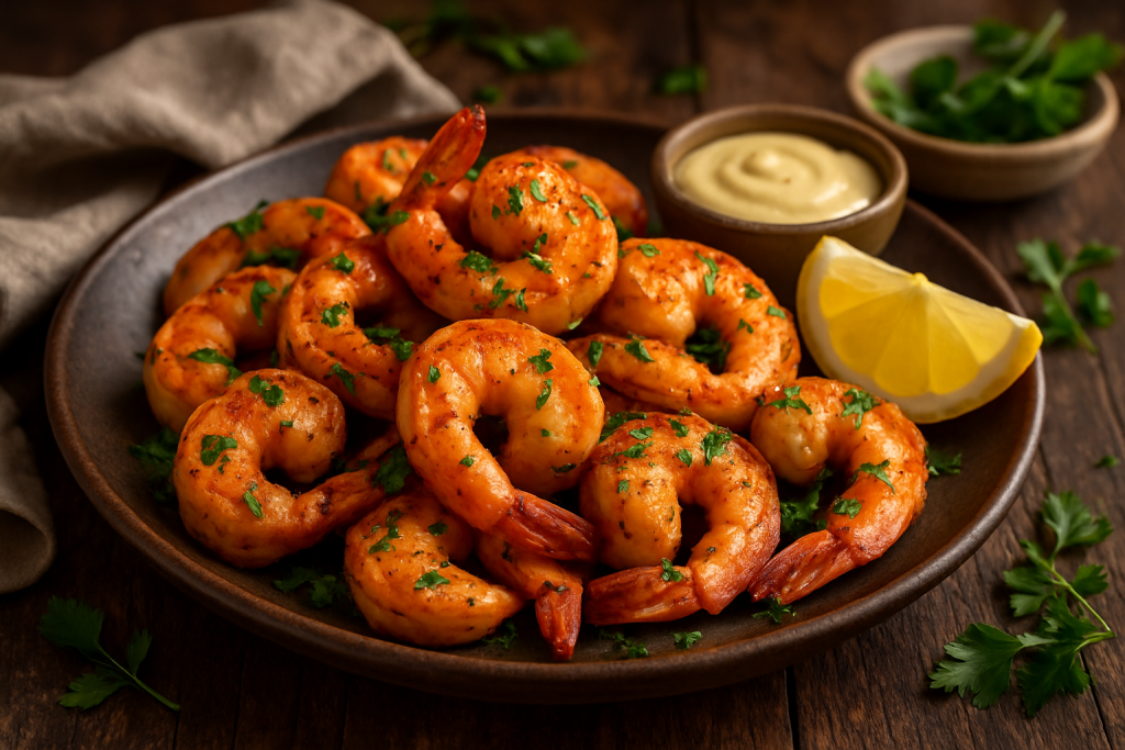 recette crevette airfryer