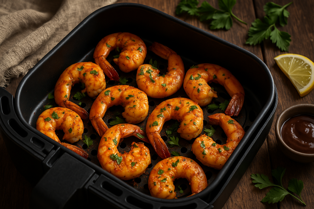 recette crevette airfryer