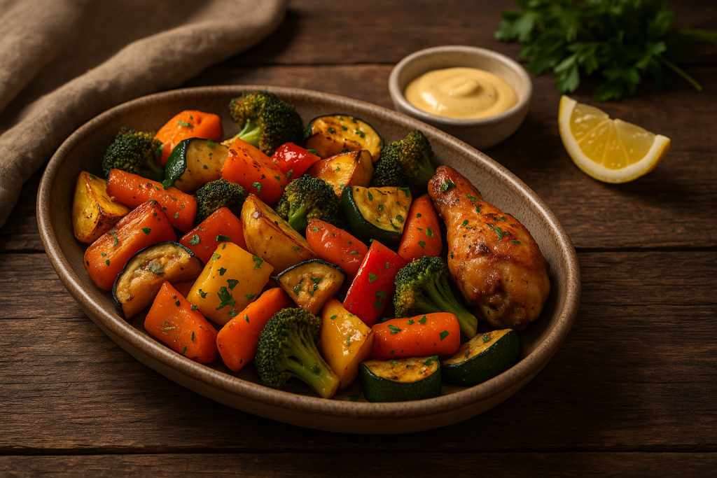 recette legumes airfryer