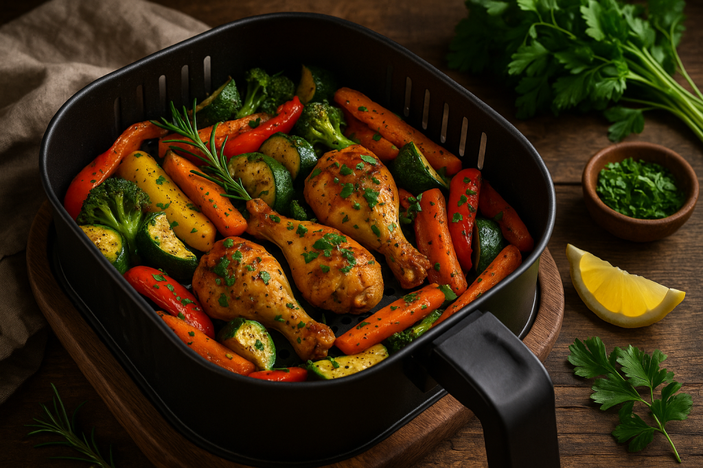 recette legumes airfryer