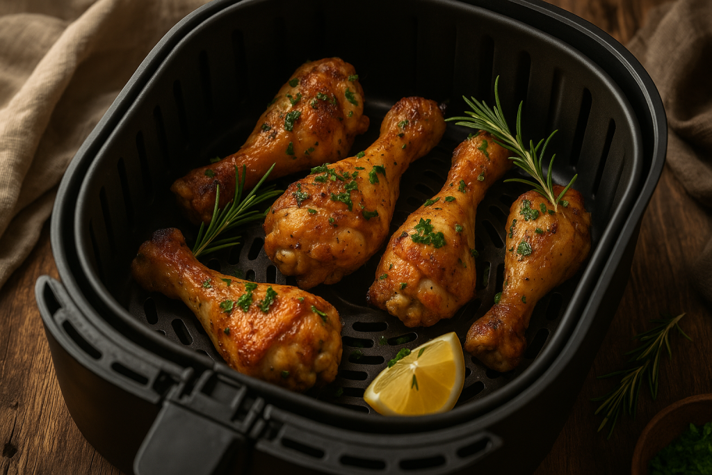 recette pilon de poulet airfryer